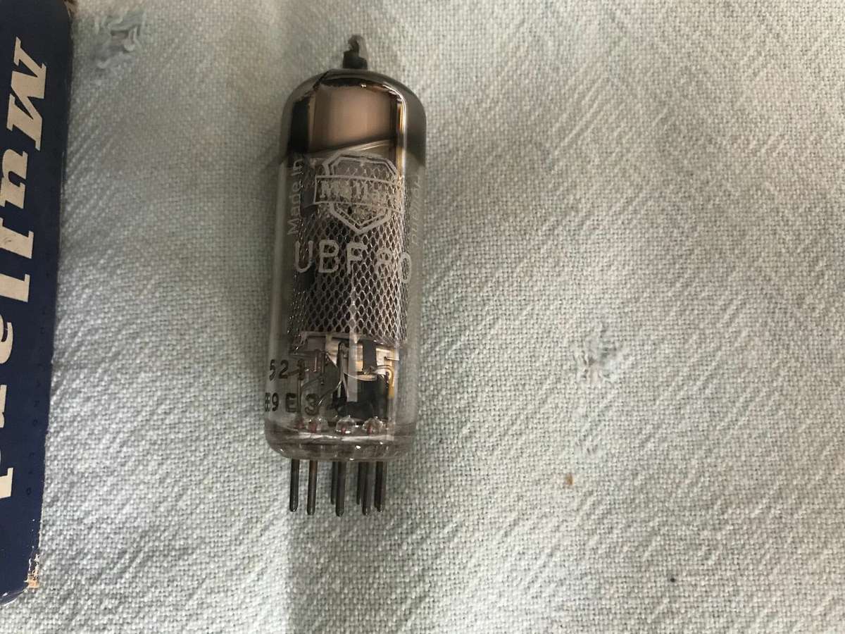 Mullard NOS NIB 17C8 17N8 171DDP UBF80 vacuum tube 1 pc