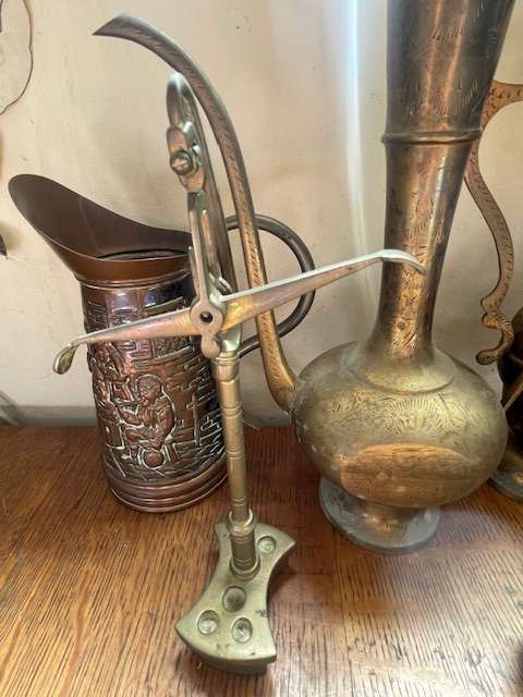 Vintage Brass Collectibles Lot - 5 Pieces