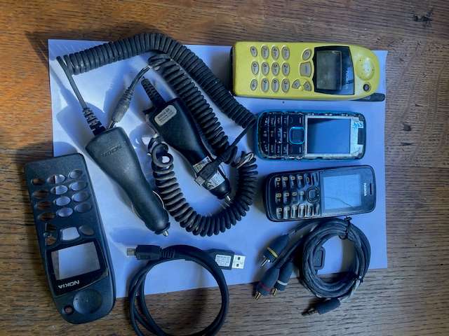 Lot of Nokia Phones, Accessories & Spare Parts Bundle