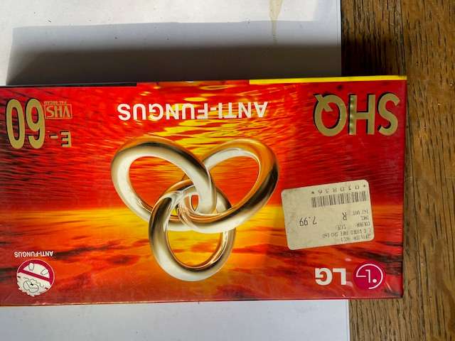 VHS Video Cassette Tape - Sealed