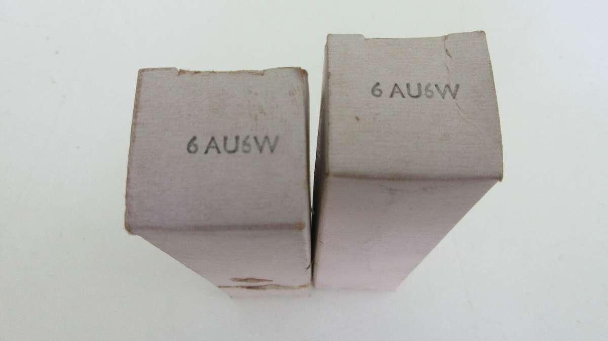 JAN 6AU6W x2 & 6AM6/EF91 vacuum tubes. Tested. NOS. Vintage.