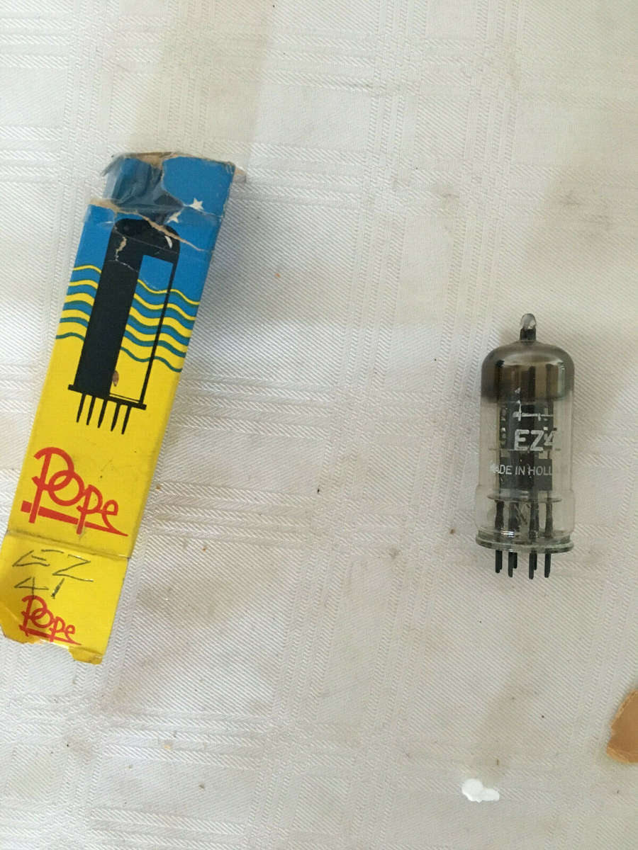 1 pcs EZ41 Pope vacuum tube. rebranded Mullard to POPE.