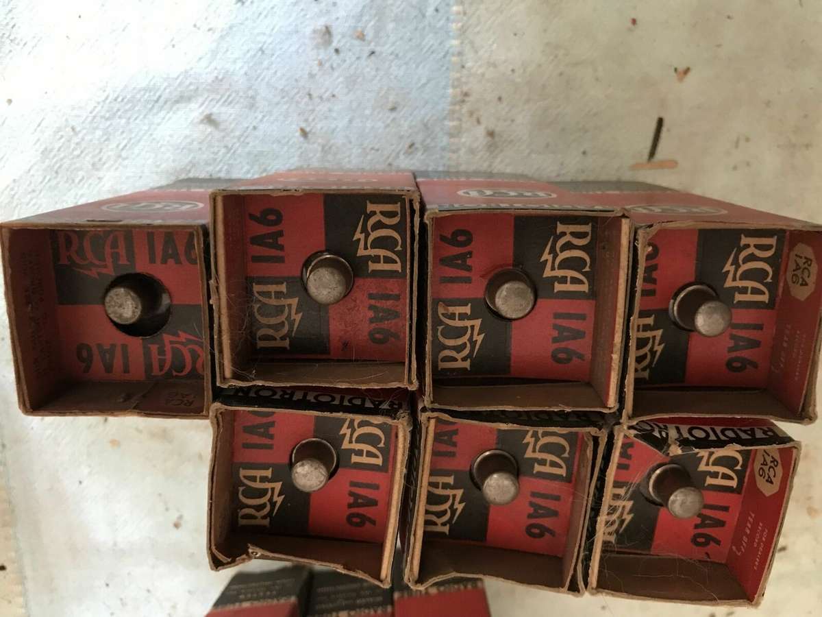 RCA 1A6 1A6S CV757 1A6S 1A6E vacuum tube 1 pcs NOS NIB Heptode tested