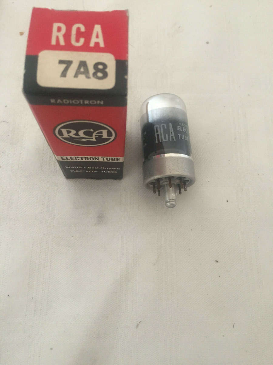 1 pc RCA 7A8 CV878 vacuum tube. Tested. Vintage tubes. NIB