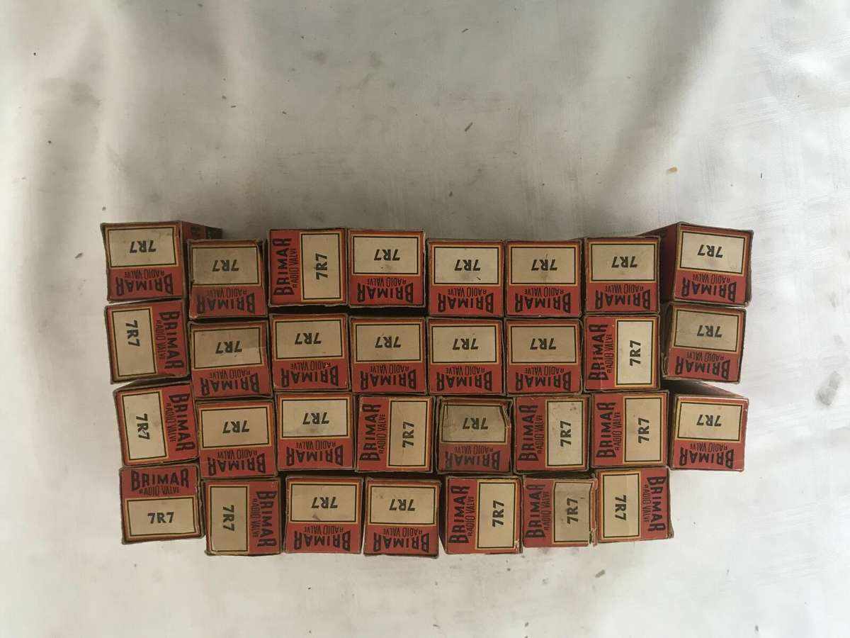 Brimar 7R7 1 pcs NOS NIB Vacuum tube Double Diode-Pentode