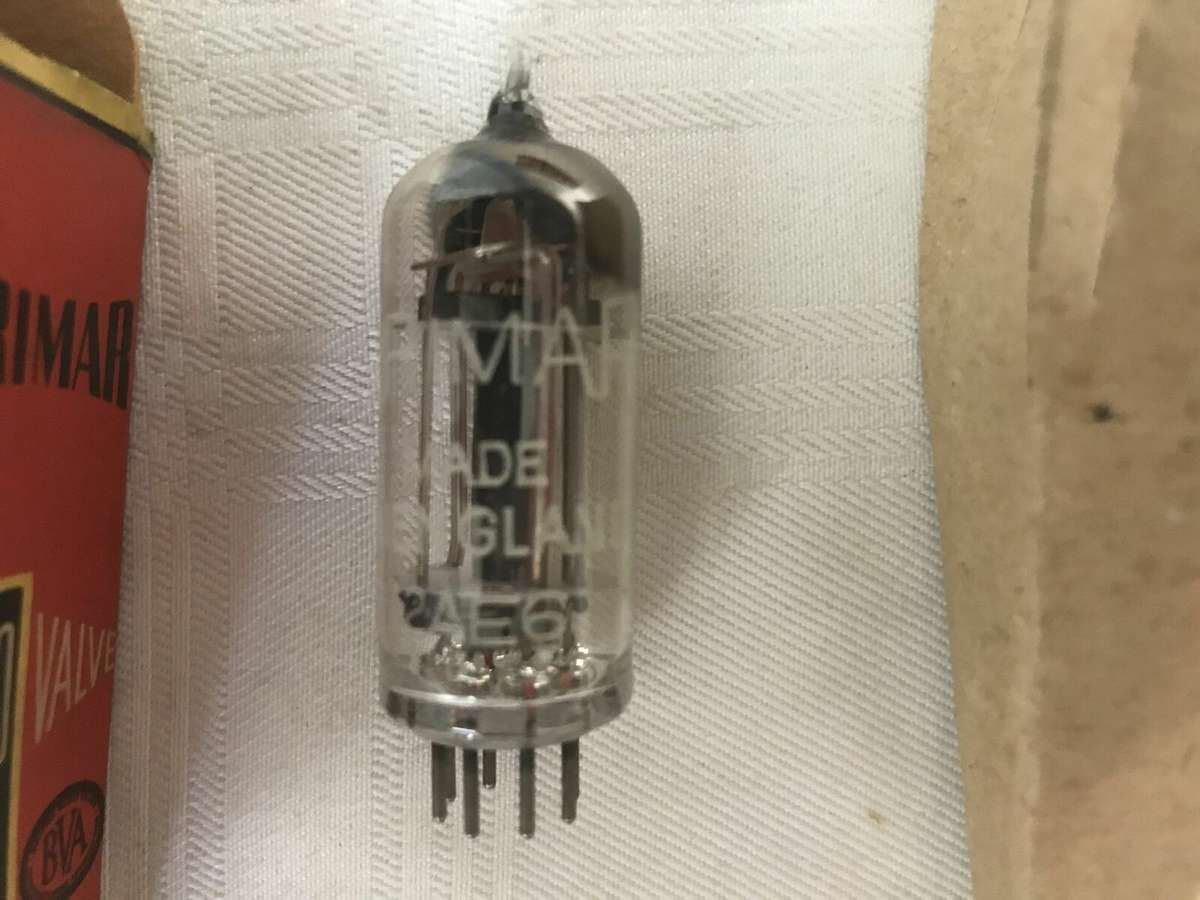 Brimar 12AE6 1 Pcs NOS Vacuum tubes NIB Double Diode-Triode 7 Pin Base