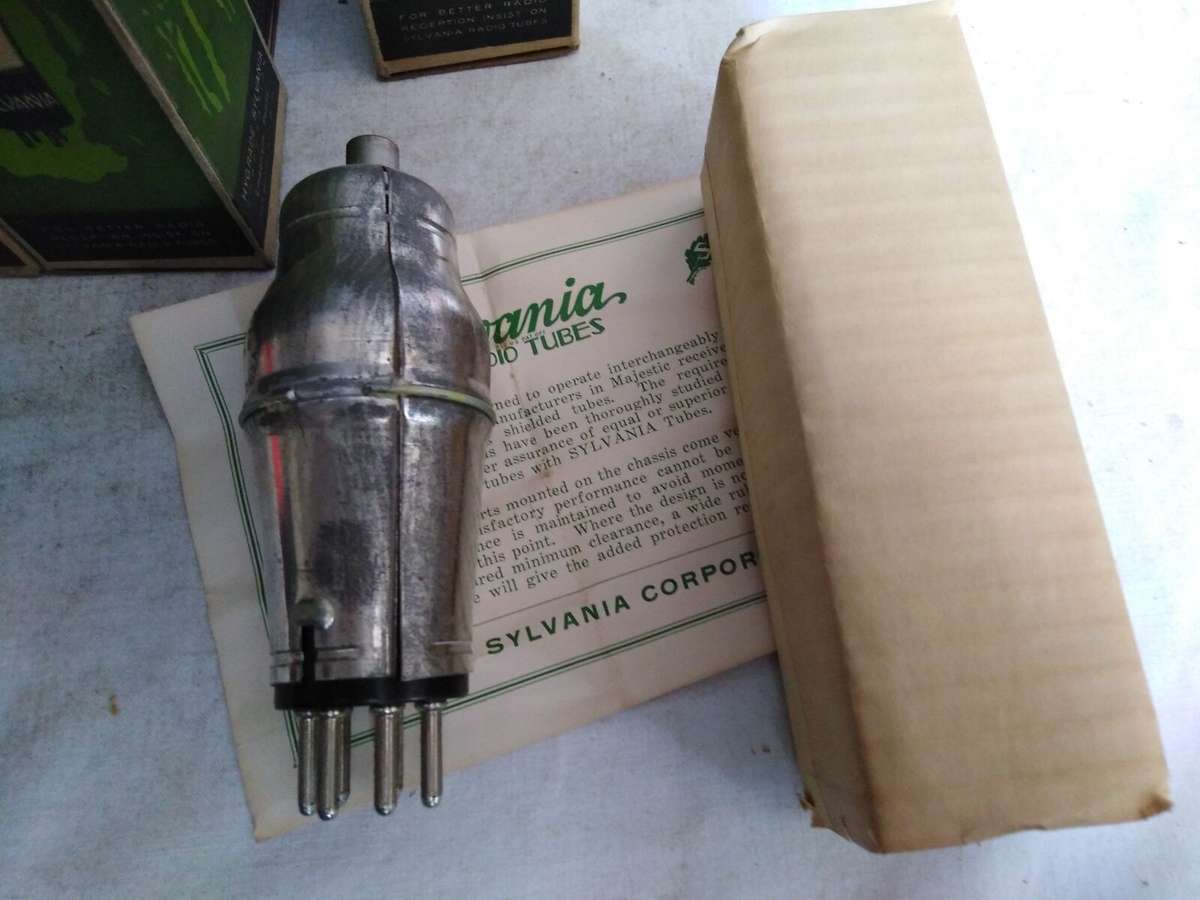 Sylvania 6C7 CV854 1 pc NOS Vacuum tubes NIB tested Double diode-triode