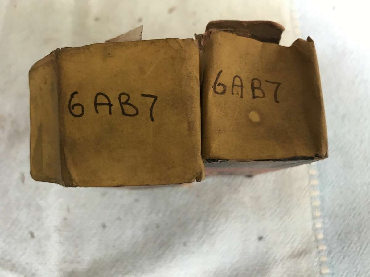 RCA 6AB7 VT-176 1853 CV1873 NOS Vacuum tubes 2 pcs NIB tested vacuum pentode