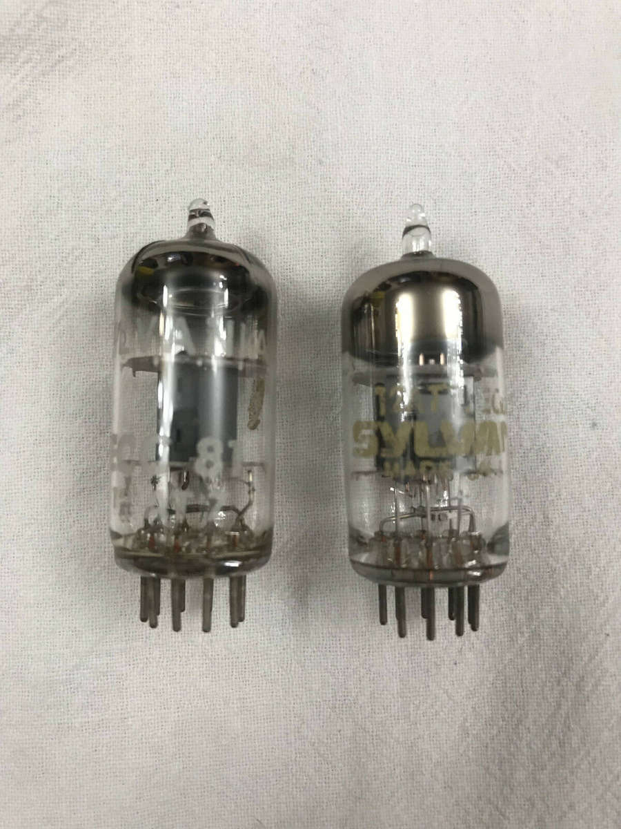 Sylvania 12AT7 ECC81 3 Pcs NOS vacuum tubes tested