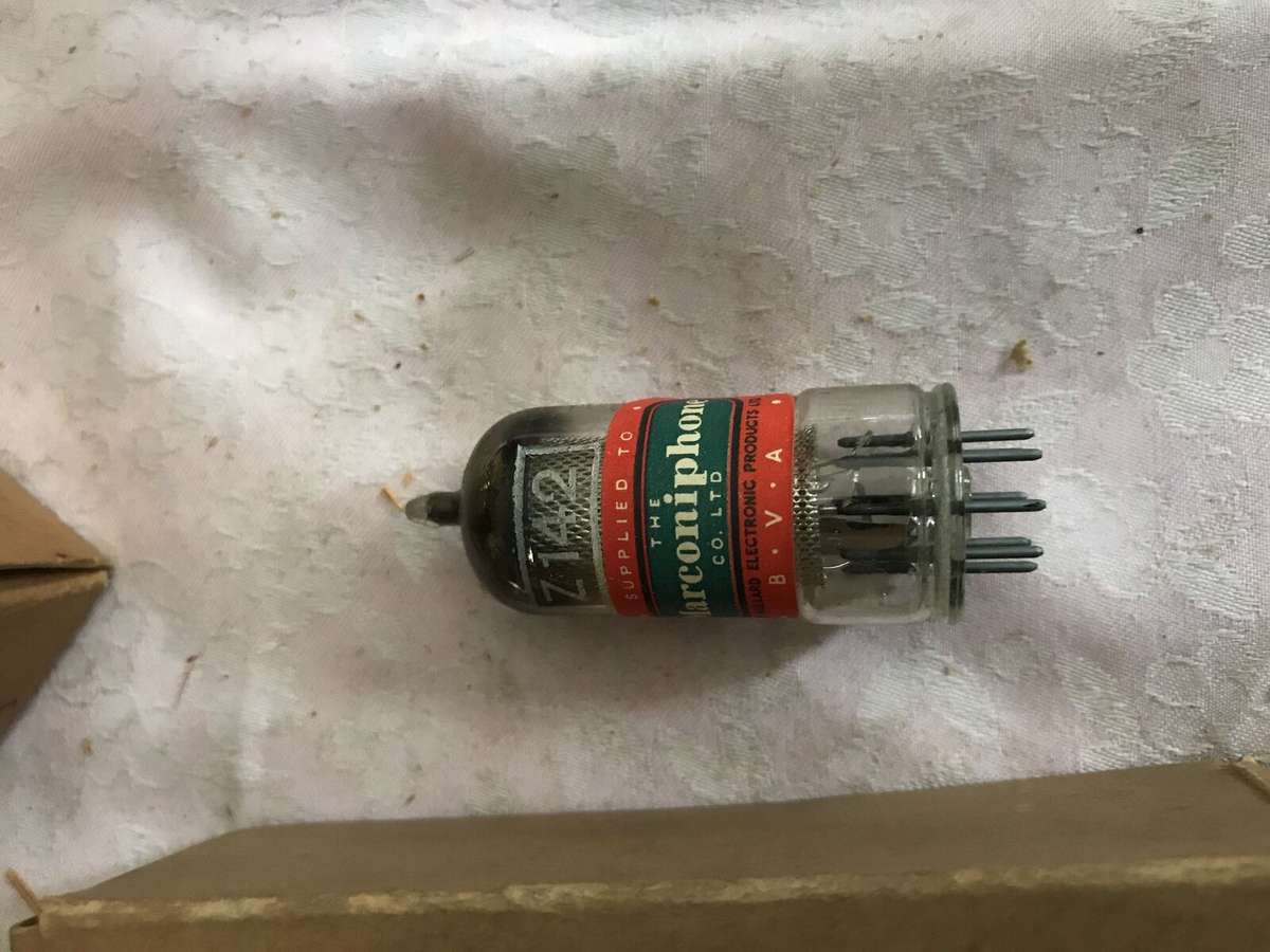1 Pc Marconi Valve UF42 Z142 Rare NOS NIB Tested Vacuum Pentode Tubes