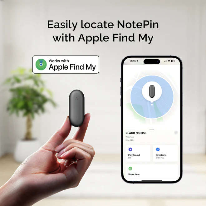 Plaud AI NotePin S Grey