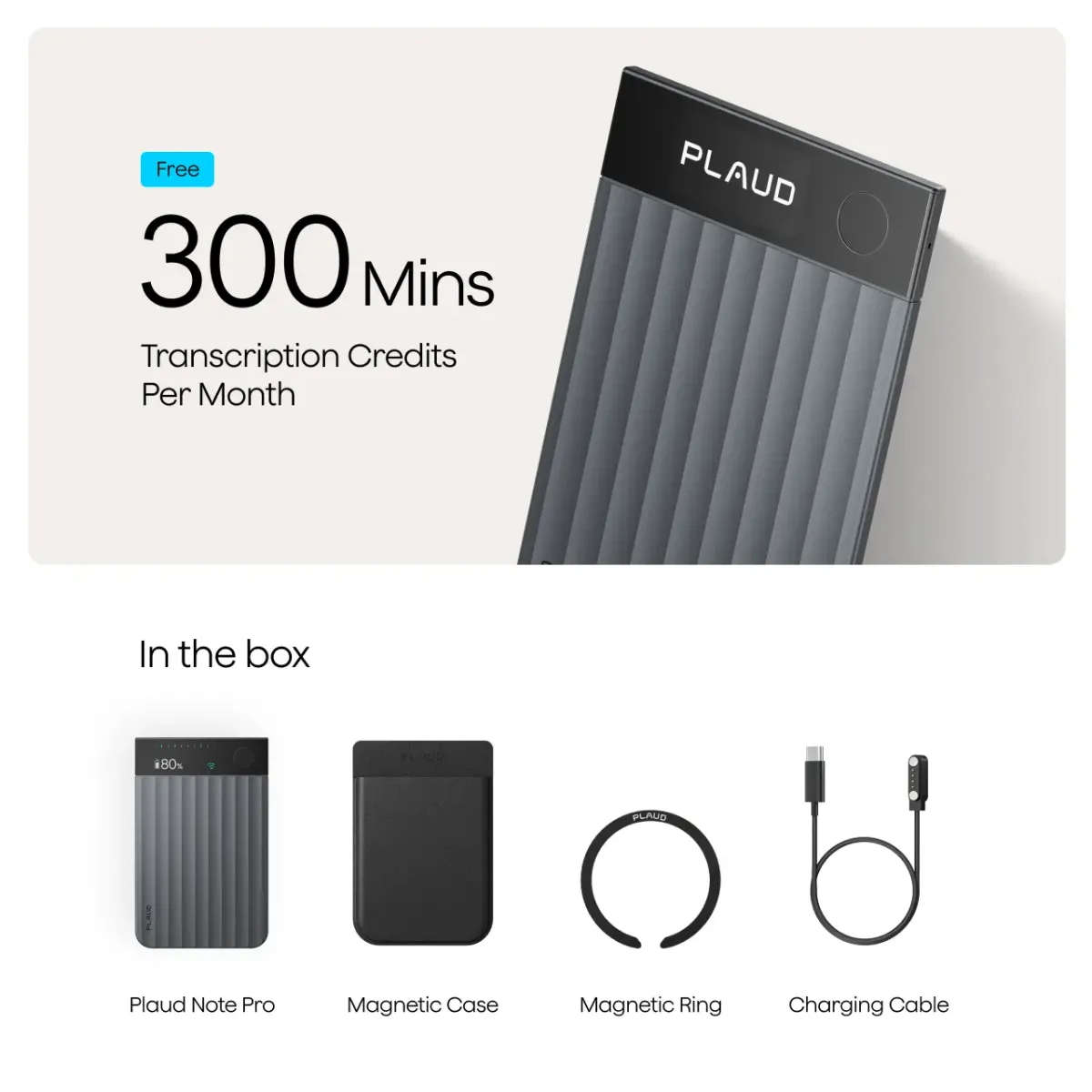 Plaud AI Note Pro black