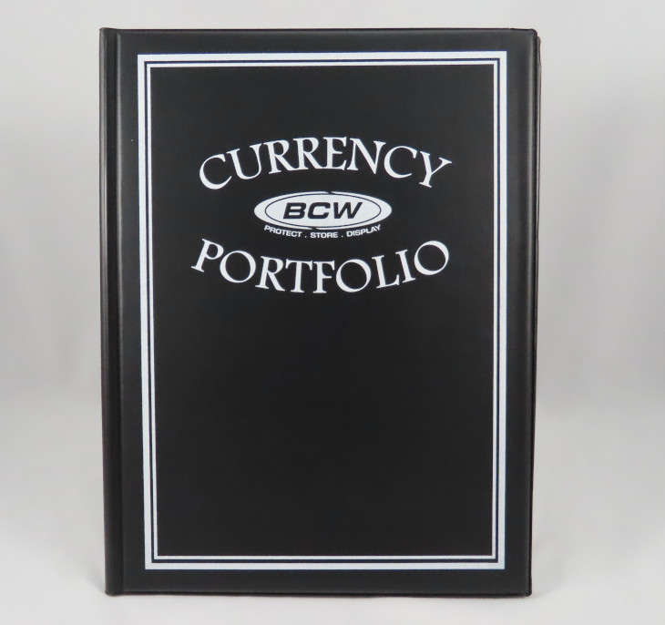 Banknote Collector`s Folder, Hardcover 10 Pages Album for Banknote Collection, A4 Folder