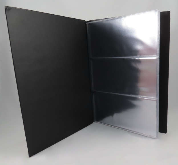 Banknote Collector`s Folder, Hardcover 10 Pages Album for Banknote Collection, A4 Folder