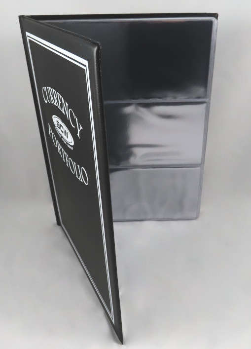 Banknote Collector`s Folder, Hardcover 10 Pages Album for Banknote Collection, A4 Folder