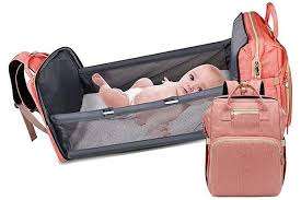 Portable 2 in 1 Bassinet For Baby Foldable Baby Bed and  Bag