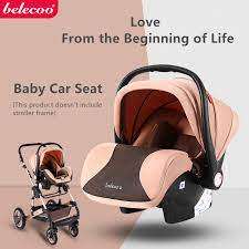 BELECOO  KHAKHI BABY CAR SEAT