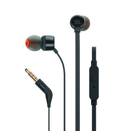 JBL T110 in ear Headphone - Black