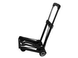 Foldable Hand Truck Dolly with 2 Wheels Portable Trolley Cart Capacity 25kg
