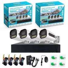 4K 4MP CCTV Kit - 4 Channel DVR Full Color Night Vision Outdoor Cameras