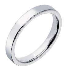 3mm Plain SOLID 925 Sterling Silver Band - Size 9.75 / T