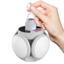 Led Folding Football Shaped - Solar Camping Light