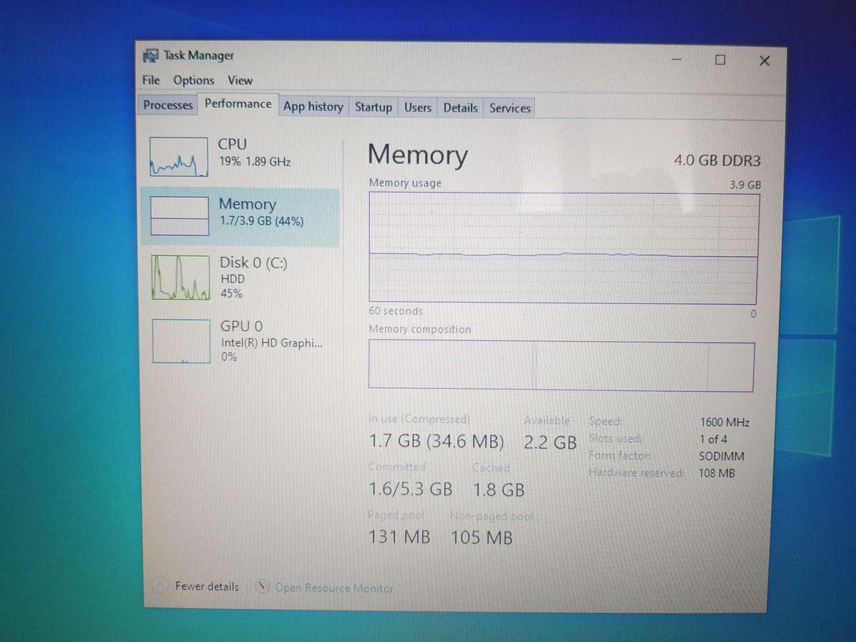 Lenovo G50-70 4th Gen "Core i3" 1.90GHz 4GB RAM 1TB HDD Black (Battery Capacity At 34%)