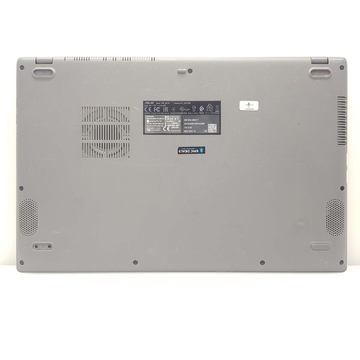 Asus M515 15.6-Inch AMD Ryzen 3 8GB RAM 256GB SSD Grey