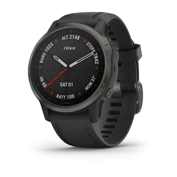 Garmin Fenix 6s Chipped Screen Black