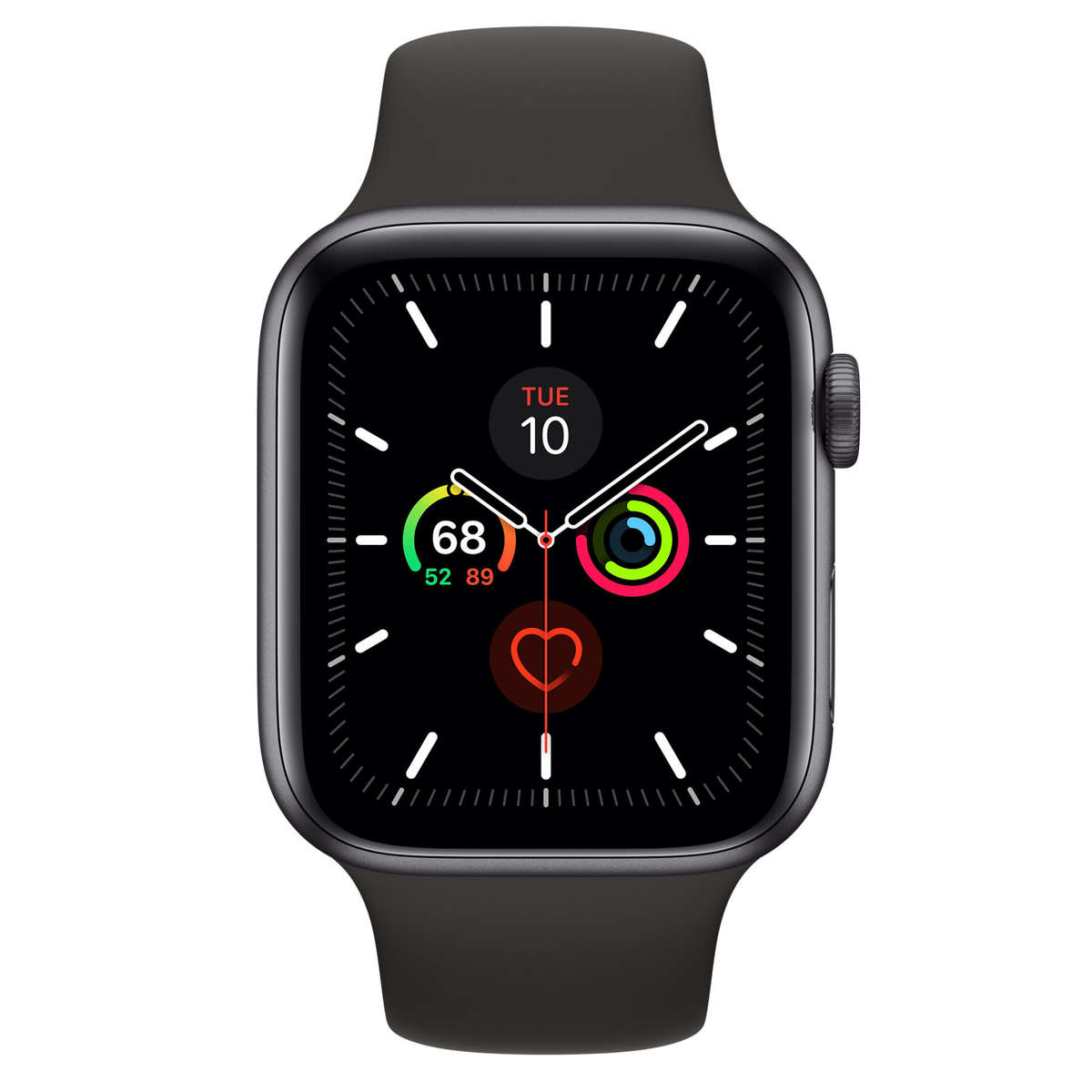 Apple Watch Series 5 44mm GPS Only | Dead Pixels | Space Gray (3 Month Warranty) - With Grey Straps