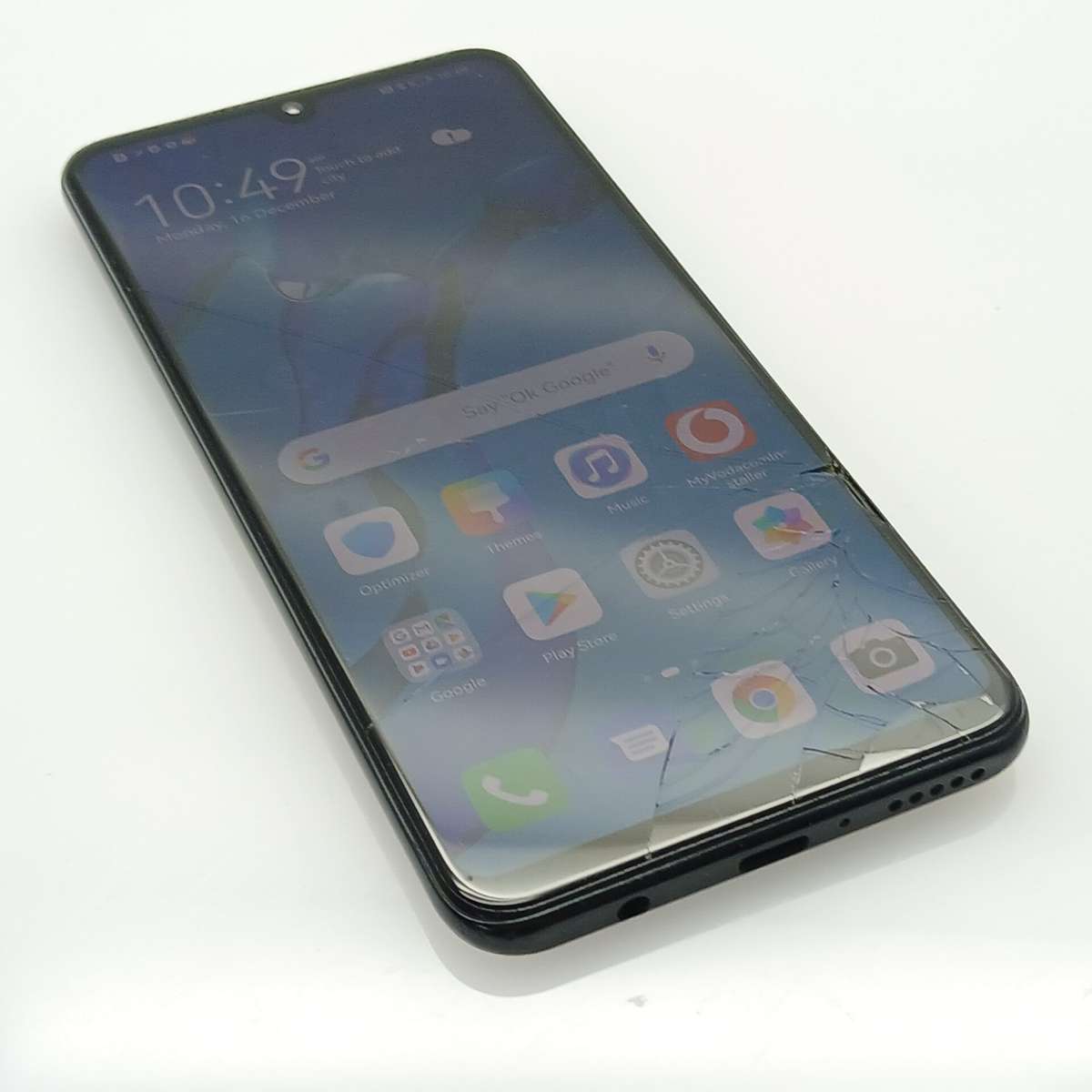 Huawei P30 Lite 128gb Cracked Screen Midnight Black