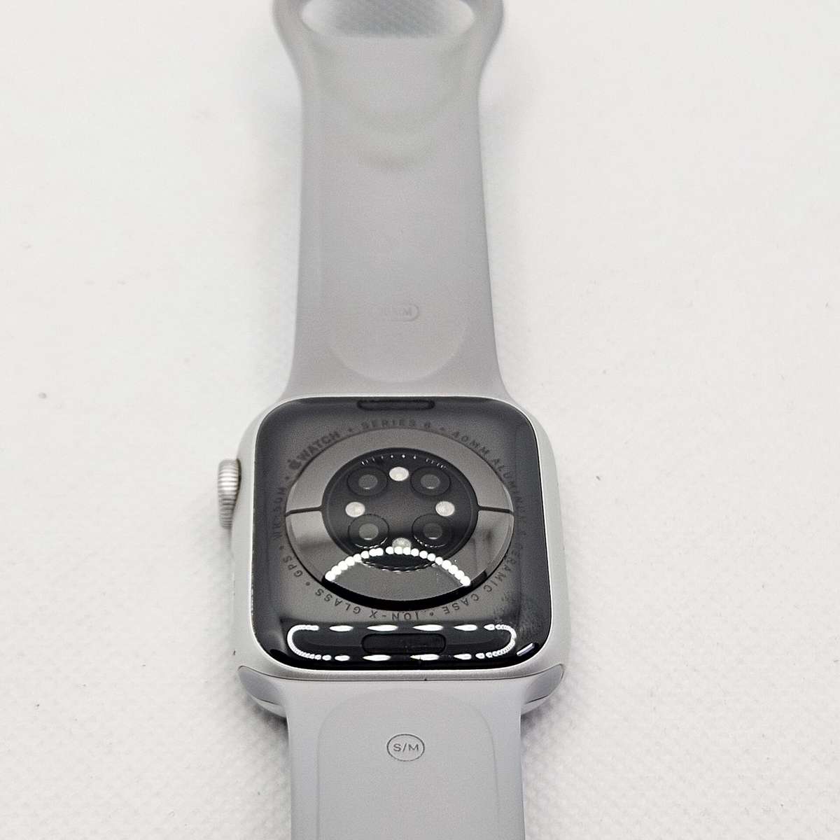 Apple Watch Series 6 40mm GPS Only Silver (3 Month Warranty) - With Grey Straps
