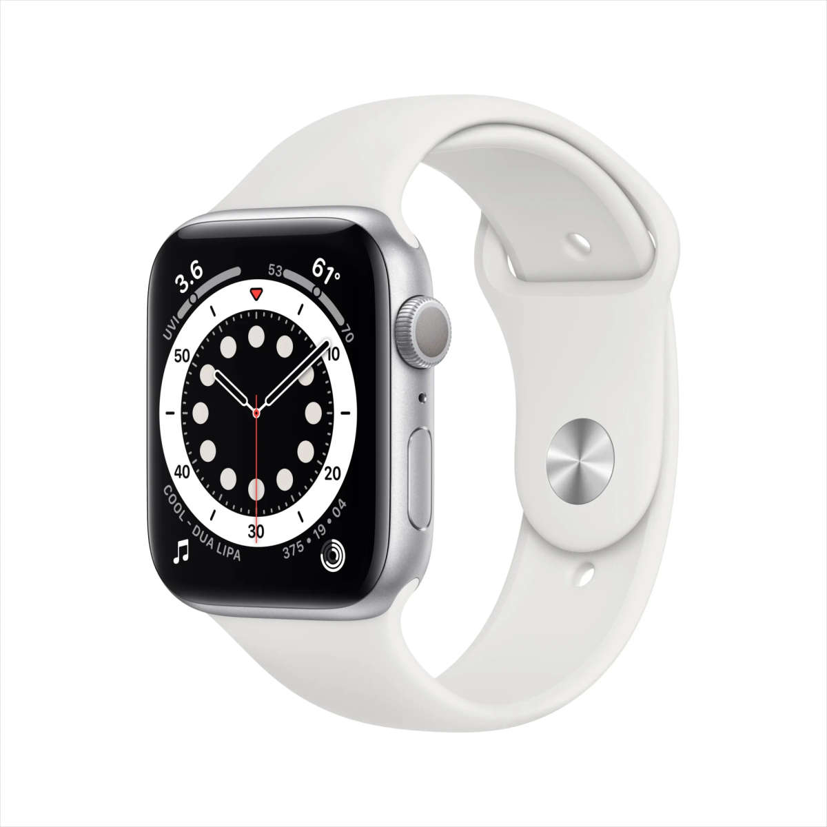 Apple Watch Series 6 40mm GPS Only Silver (3 Month Warranty) - With Grey Straps