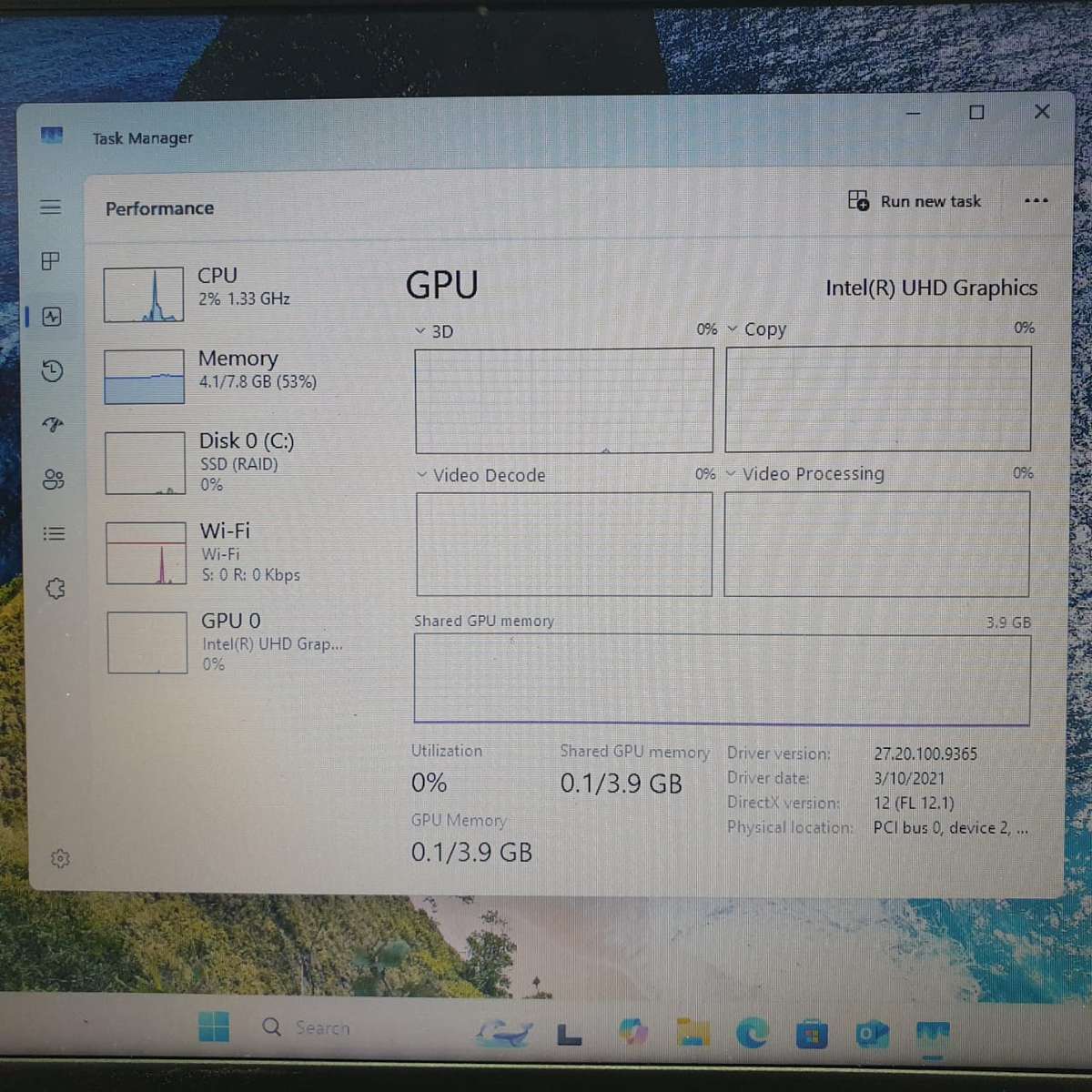 Dell Inspiron 3593 "Core i5" 8GB RAM 256GB SSD Bright Spots Black (3 Month Warranty)