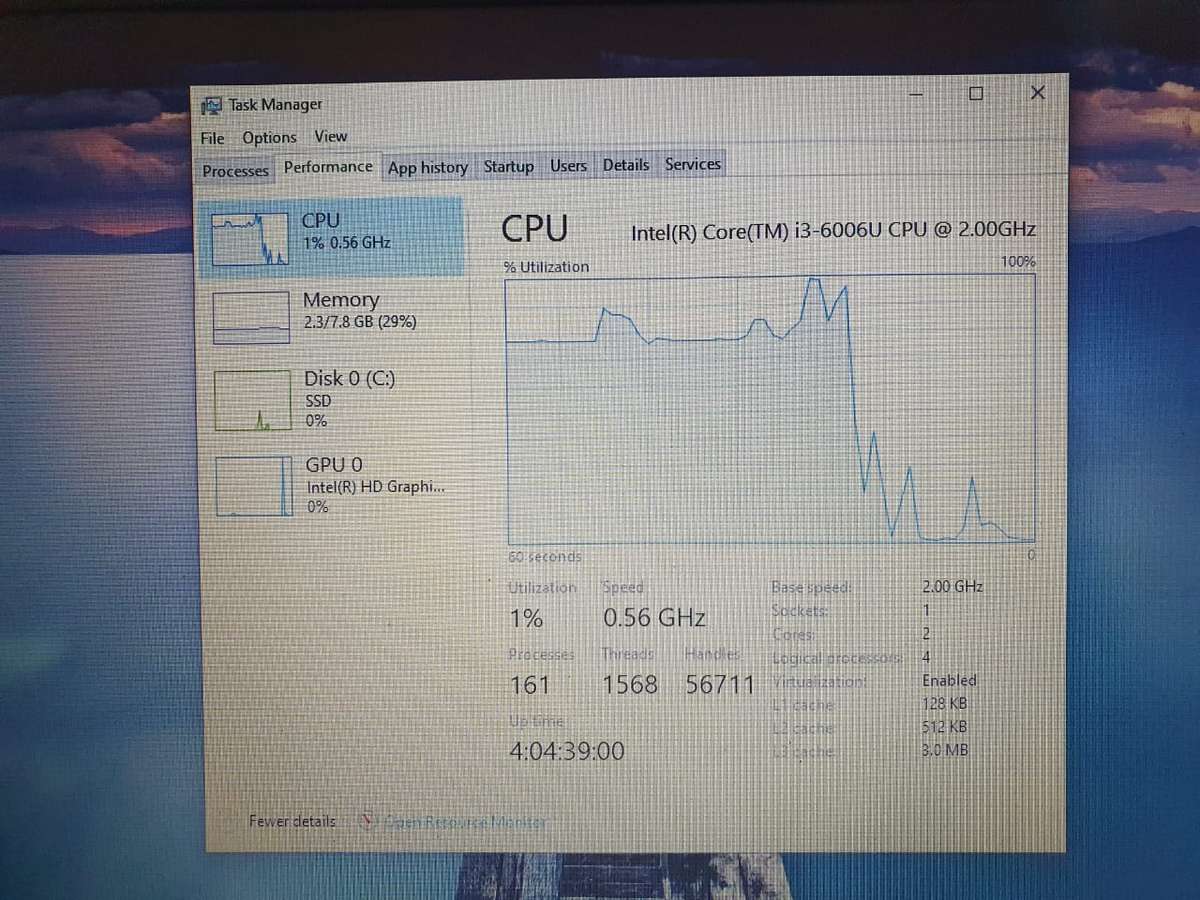 Dell Vostro 15 3568 8GB RAM 512GB HDD (3 Month Warranty)