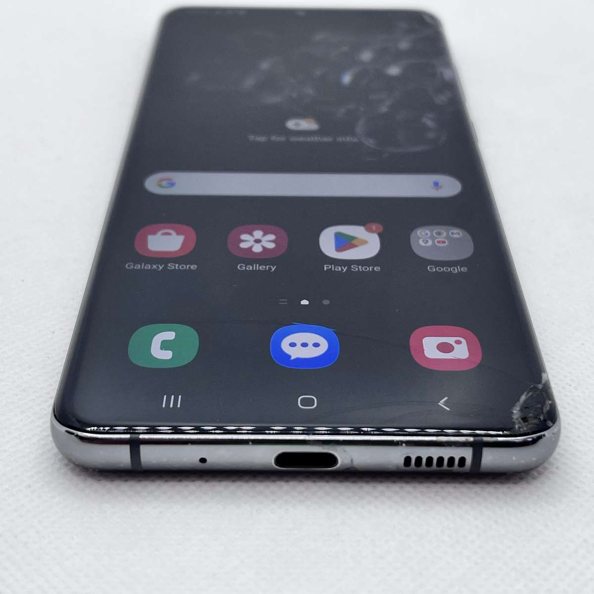 Samsung Galaxy S20 Ultra 128GB - ( Grade C) Screen Damage Grey