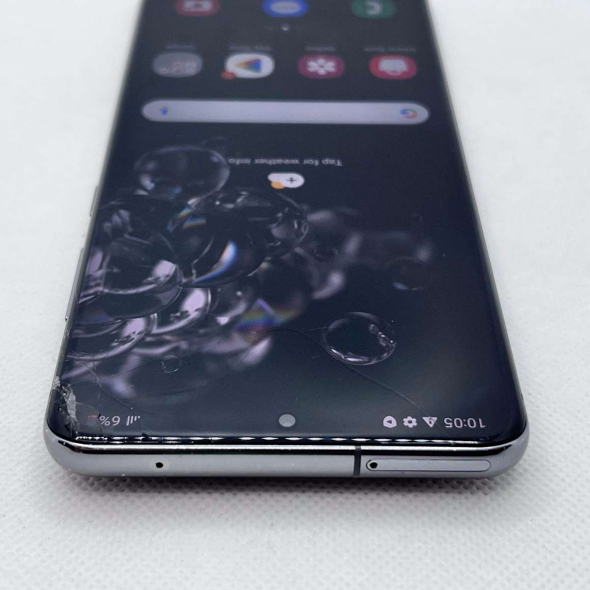 Samsung Galaxy S20 Ultra 128GB - ( Grade C) Screen Damage Grey