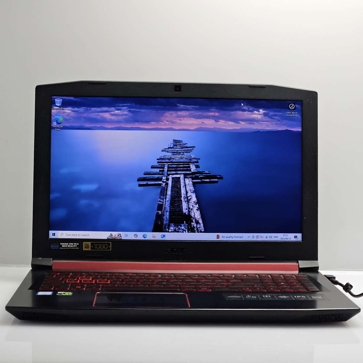 Acer Nitro 5 (AN515-51) "Core i5" 2.50GHz 16GB RAM 256GB SSD Bright Spots And Faulty Battery Blac...