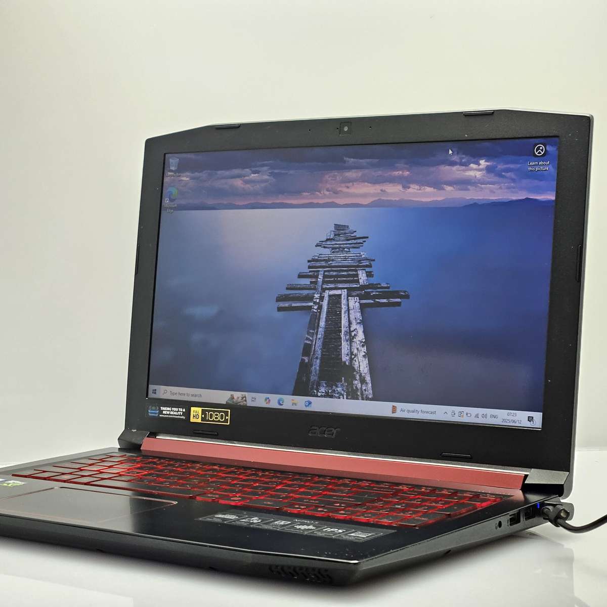 Acer Nitro 5 (AN515-51) "Core i5" 2.50GHz 16GB RAM 256GB SSD Bright Spots And Faulty Battery Blac...