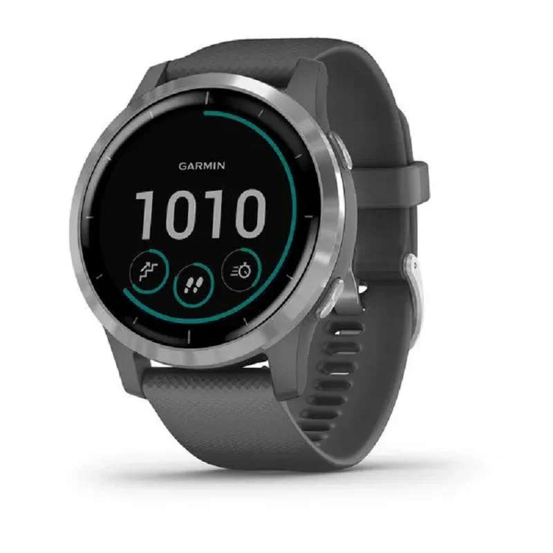 Garmin Vivoactive 4 Black (Condition: Good) - With Blue Straps