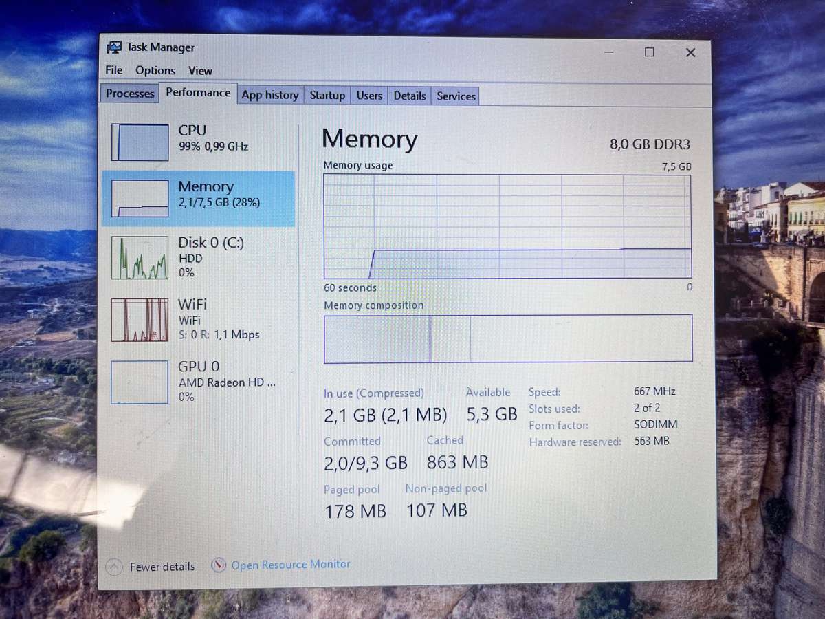 Lenovo G505 8GB RAM 512GB SSD Black