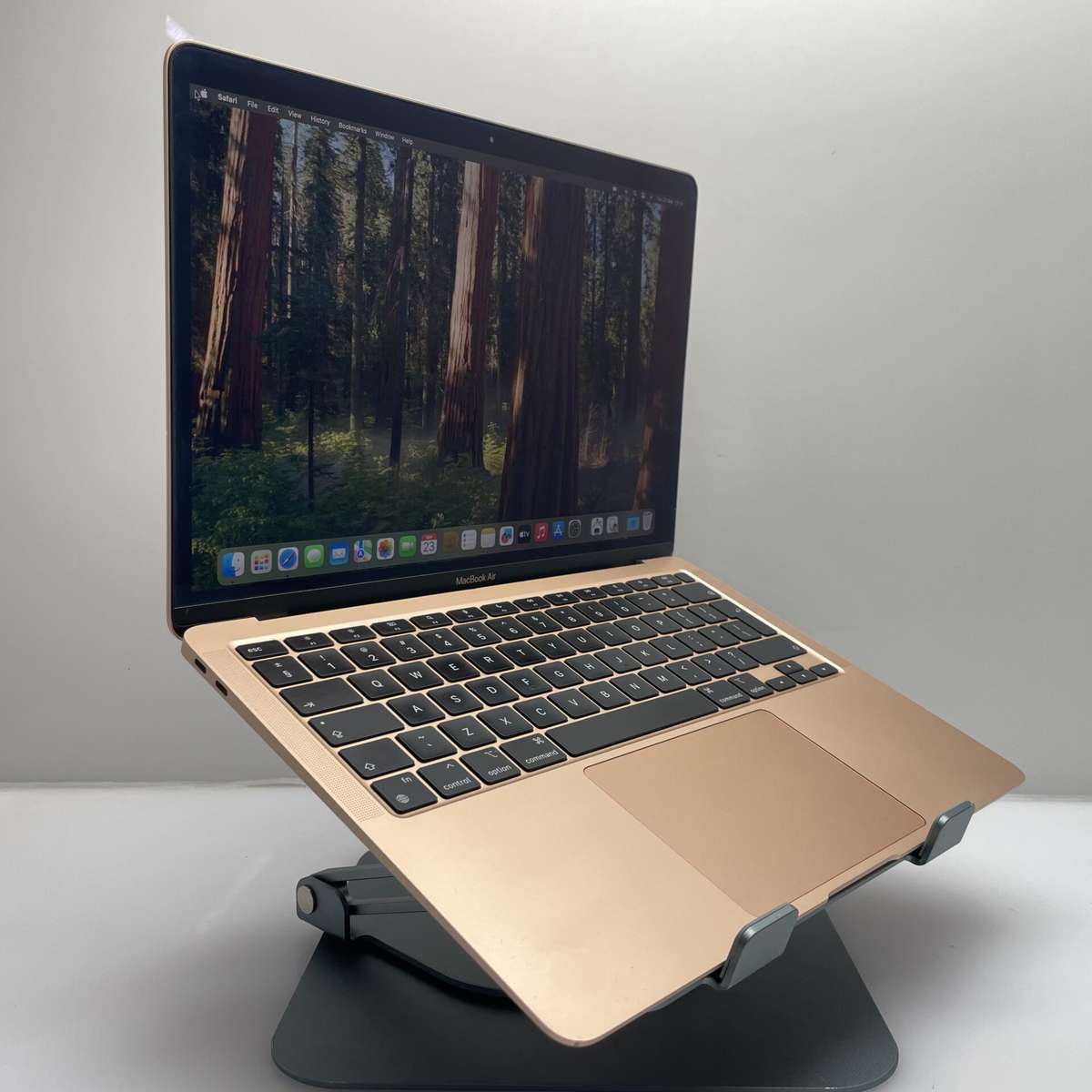 Apple Macbook Air "M1" 8CPU/7GPU 13-Inch (2020) 8GB RAM 256GB SSD Rose Gold (12 Month Warranty) -...