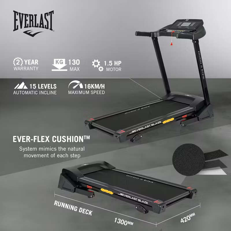 Enduro Blaze Treadmill with Bluetooth (Grade A) | Shipping Not Incl.