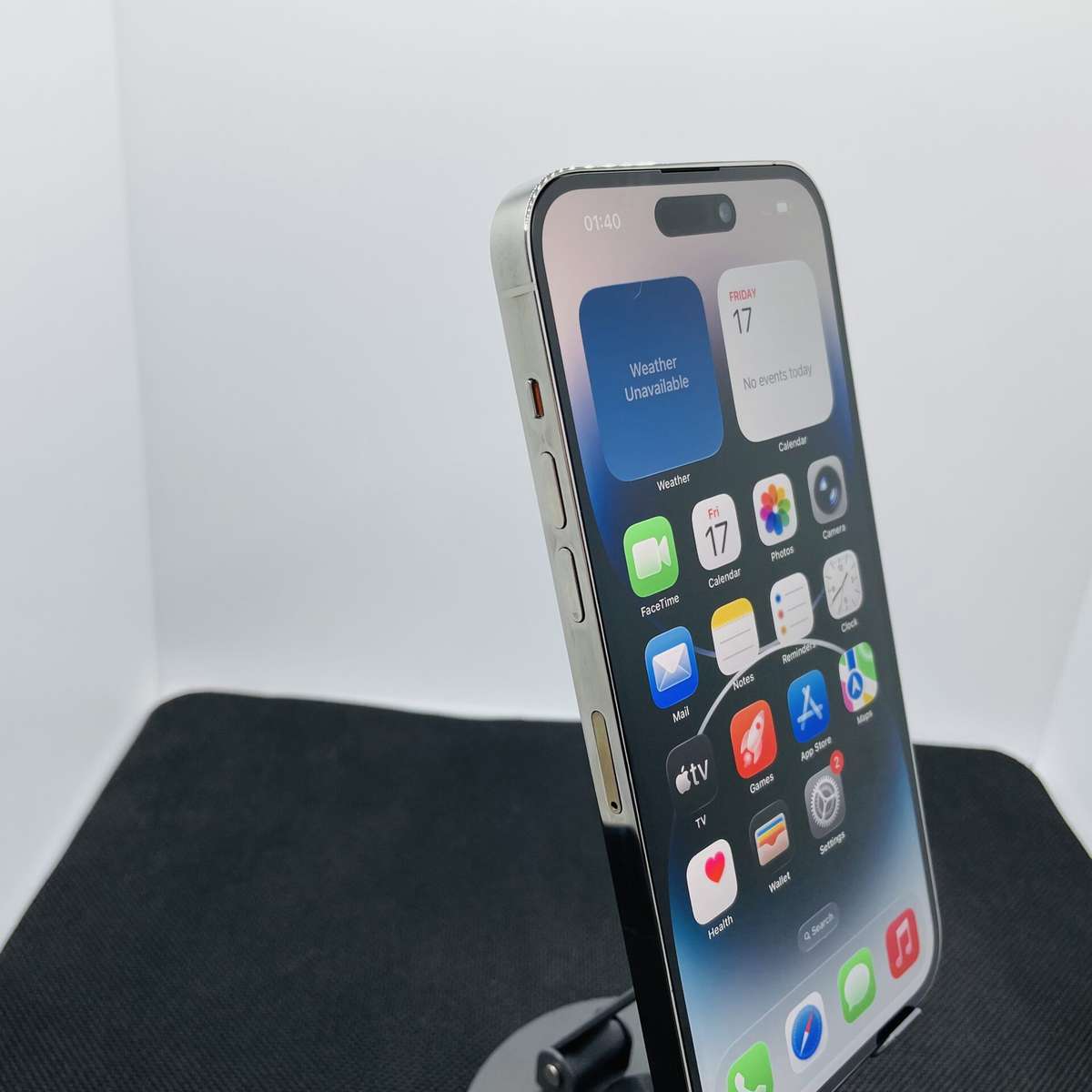 Apple iPhone 14 Pro Max 512GB Silver (Grade B) - No Face ID