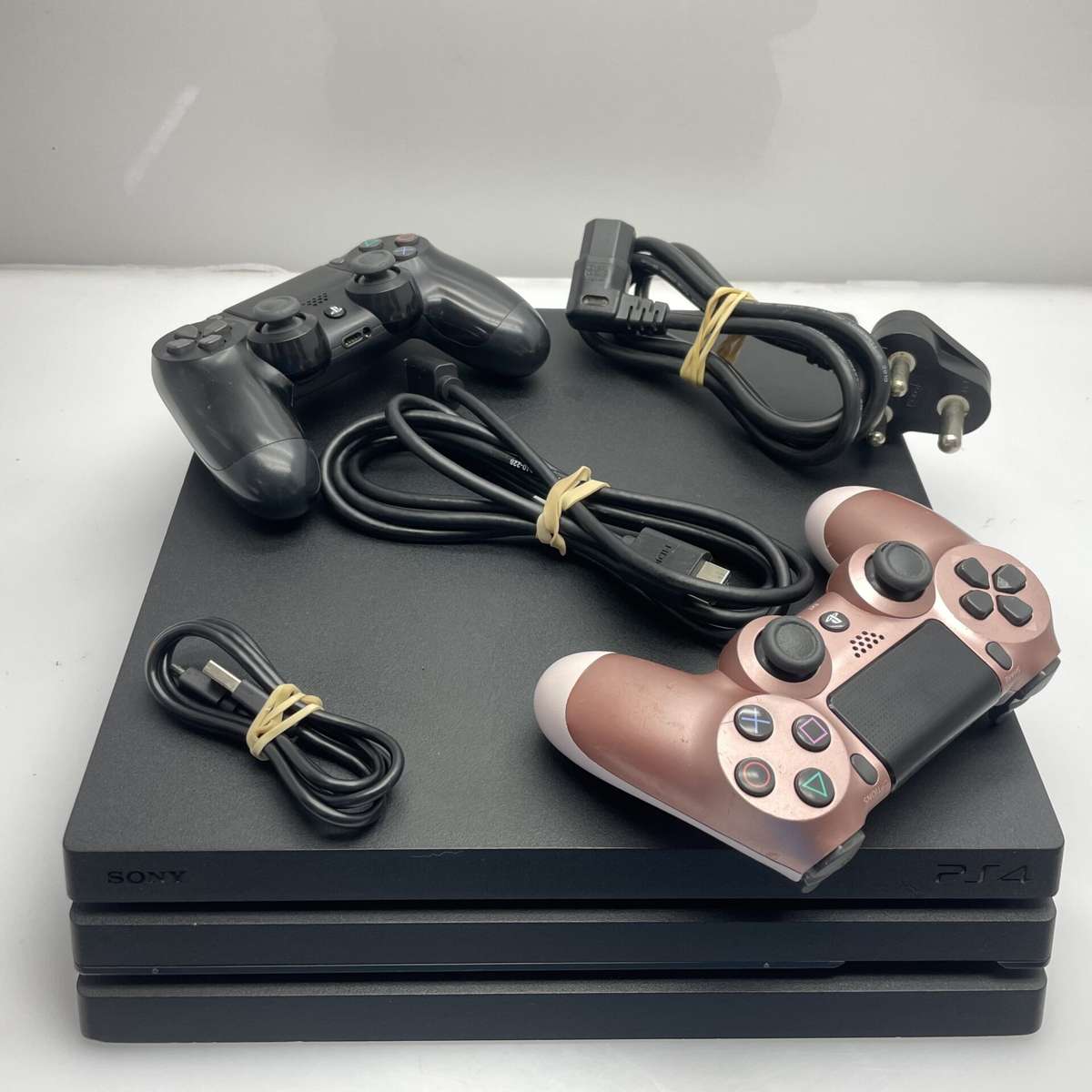 Playstation 4 Pro 1TB Black + 2 Controllers + HDMI Cable + Power Cable (3 Month Warranty)