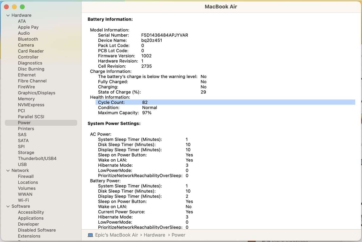 Apple Macbook Air "M1" 13-inch 8CPU/8GPU (2020) 8GB RAM 256GB SSD Space Grey (6 Month Warranty) ...