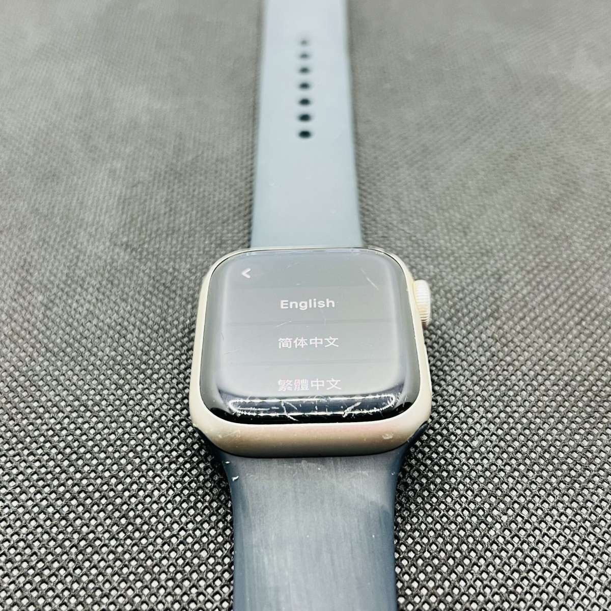 Apple Watch Series 8 41mm GPS Only Silver (Grade B)  With Black Straps