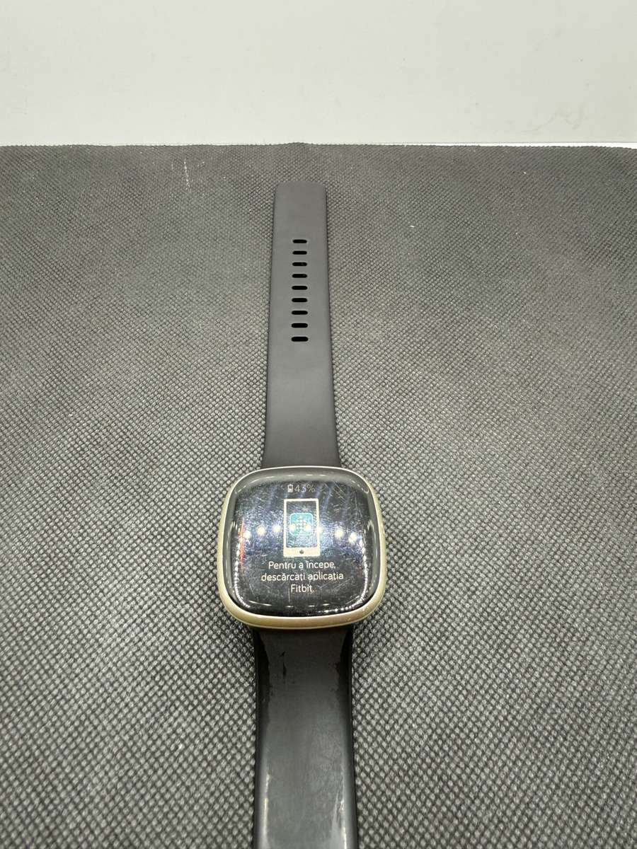 fitbit versa 3 Soft Gold Midnight Blue - (Grade B) No Charger