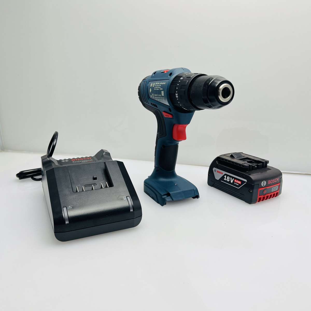 Bosch Professional GSB 183-LI cordless impact Drill Blue + Bosch 18V Battery + Bosch Battery Char...