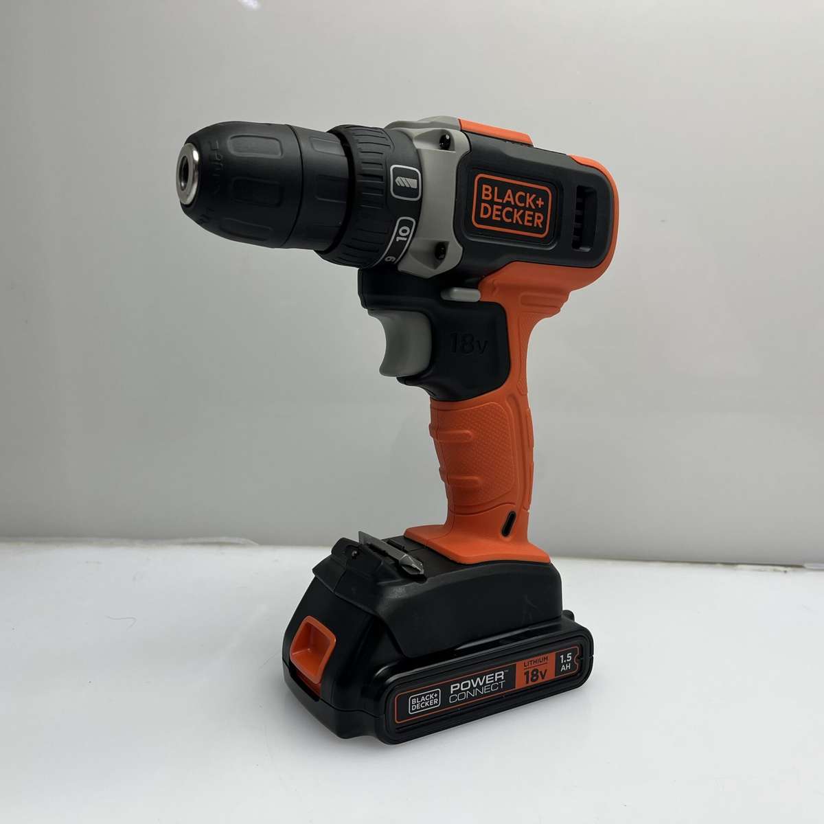 Black+Decker 18V 2 Speed Hammer Drill Driver Orange - (Grade B)